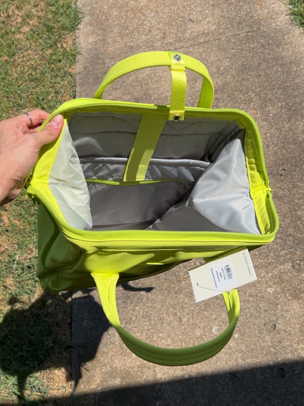 Portland Gear lime color cascade packbag Standard - Picture 4 of 8